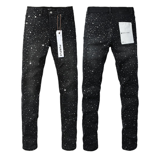 Purple jeans